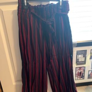 Cropped striped pants